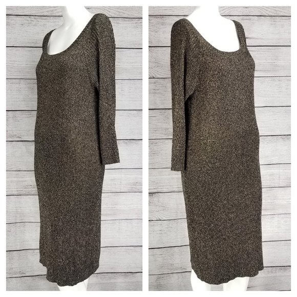 NWT Worthington XL Shift Bodycon Dress Ribbed knit - Picture 2 of 8